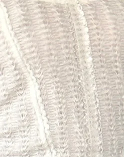 Motel Rocks Long Sleeve Tops-Abella Textured Flute Sleeve Top in Ivory