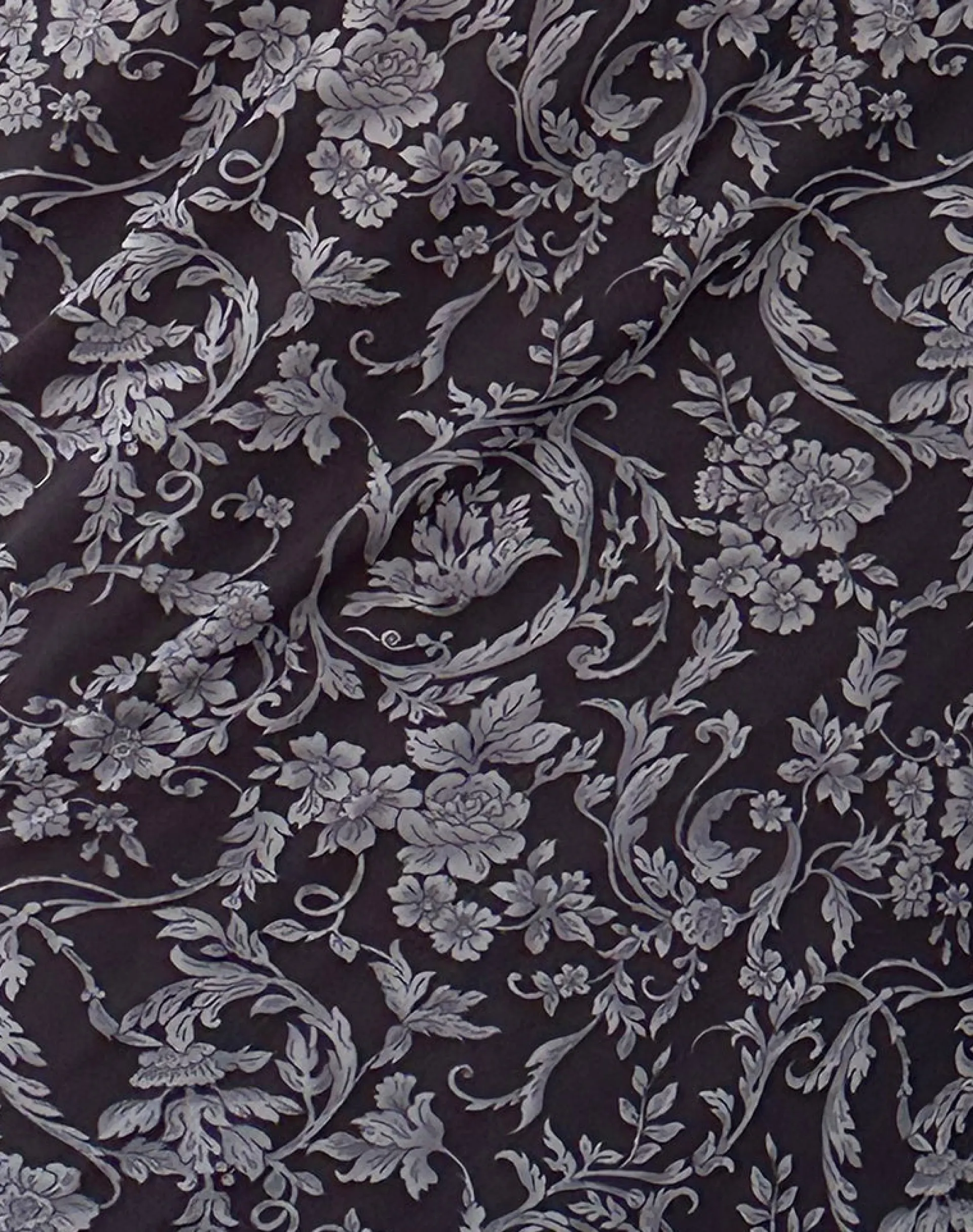 Motel Rocks A Line Skirts | Midi Skirts-Abetzi Midi Skirt in Baroque Black Print