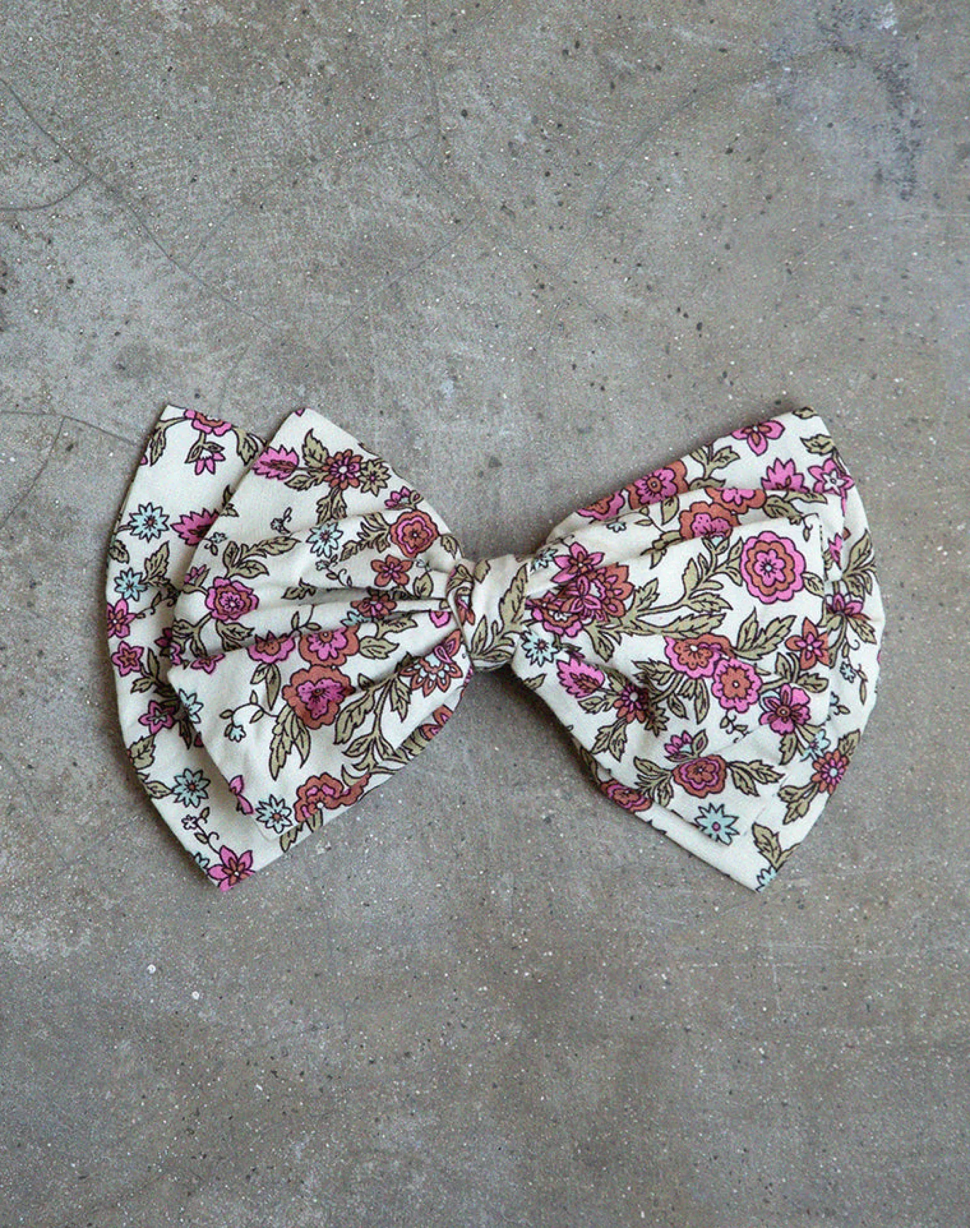 Motel Rocks Accessories-Acar Bow Clip in Vintage Bloom VintageBloom