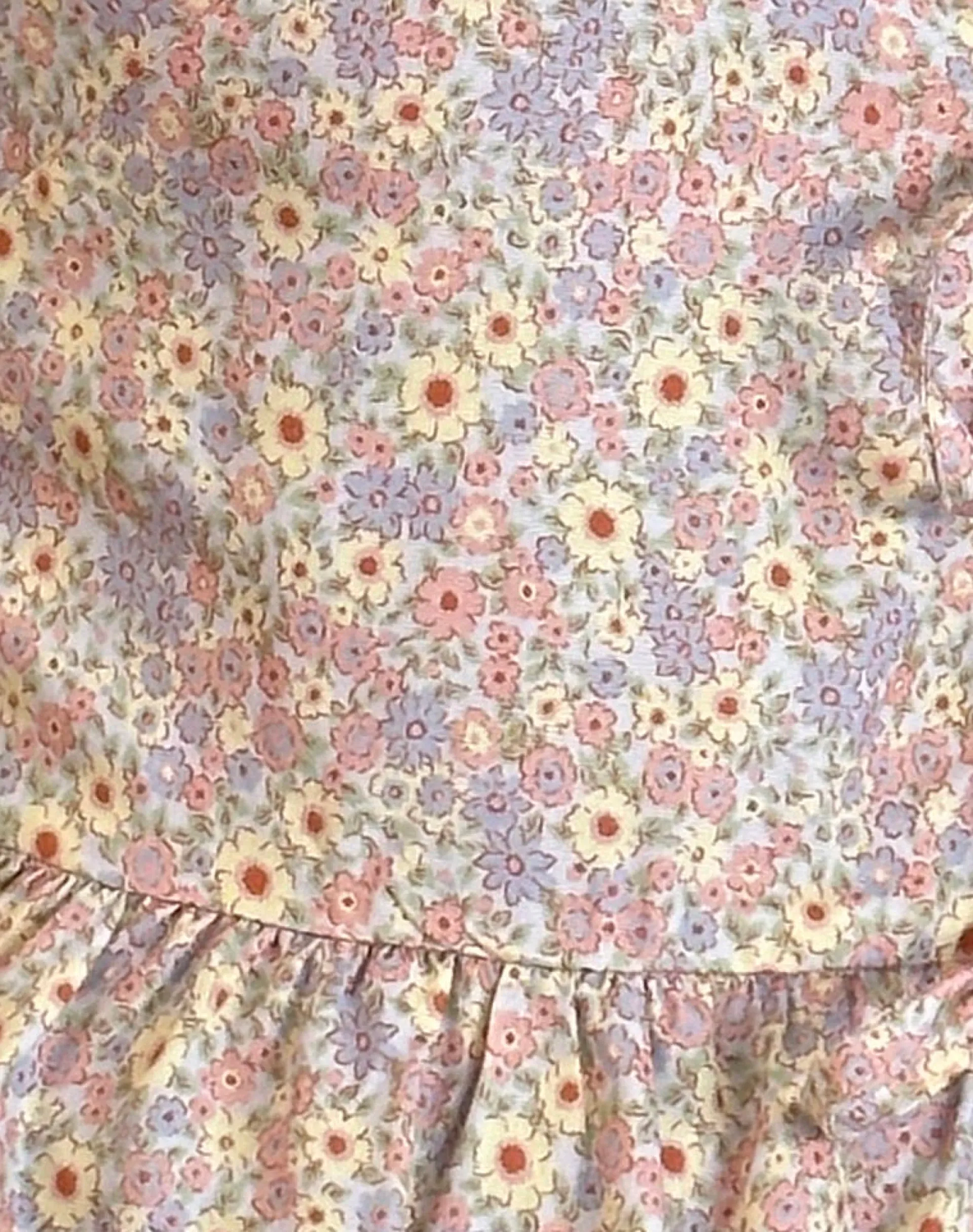 Motel Rocks Shirts And Blouses-Ajasi Blouse in 70s Prairie Girl 70sprairiegirlflock