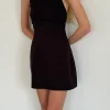Motel Rocks Bodycon Dresses | Little Black Dresses-Aketi Mini Dress in Black