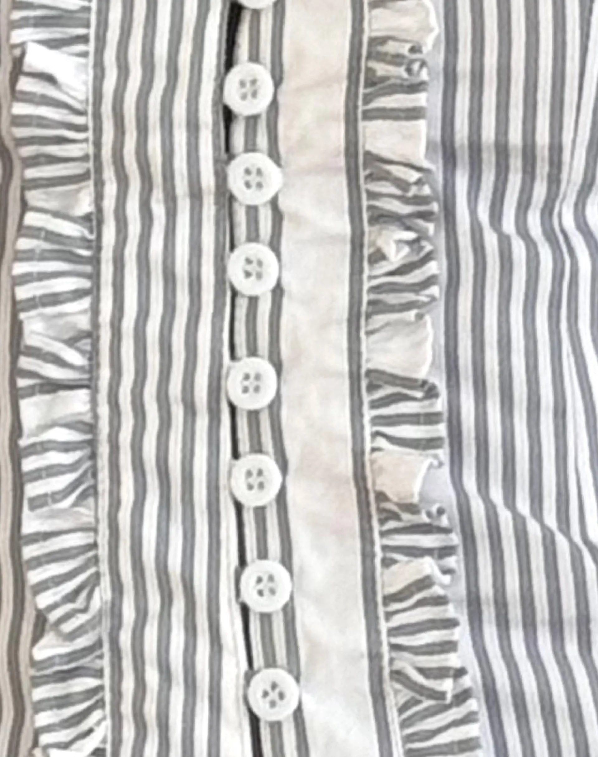 Motel Rocks Corset Tops-Alderidge Top in Vertical Grey Stripe VerticalGreyStripe
