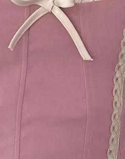 Motel Rocks Tailoring | Corset Tops-Alexa Corset Top in Dusky Pink DuskyPink