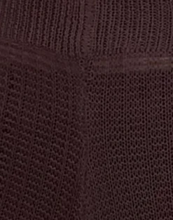 Motel Rocks Loungewear | Micro Shorts-Alina Micro Short in Wide Rib Knit Brown