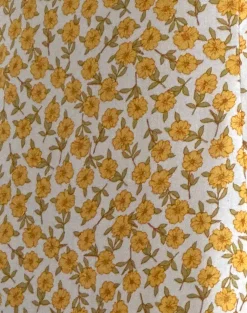 Motel Rocks Day Dresses | Mini Dresses-Alvary Mini Dress in Yellow Cosmos Garden