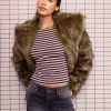 Motel Rocks Long Sleeve Tops-Amabon Long Sleeve Top in Tonal Brown Stripe TonalBrownStripe