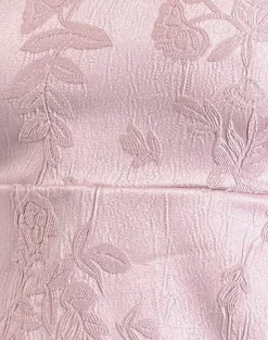 Motel Rocks Strappy Tops | Going Out Tops-Amerta Cami Top in Satin Jacquard Baby Pink