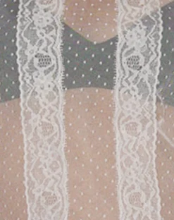 Motel Rocks Shirts And Blouses | Going Out Tops-Amrita Unlined Top in Dobby Mesh Cream DobbyMeshCream