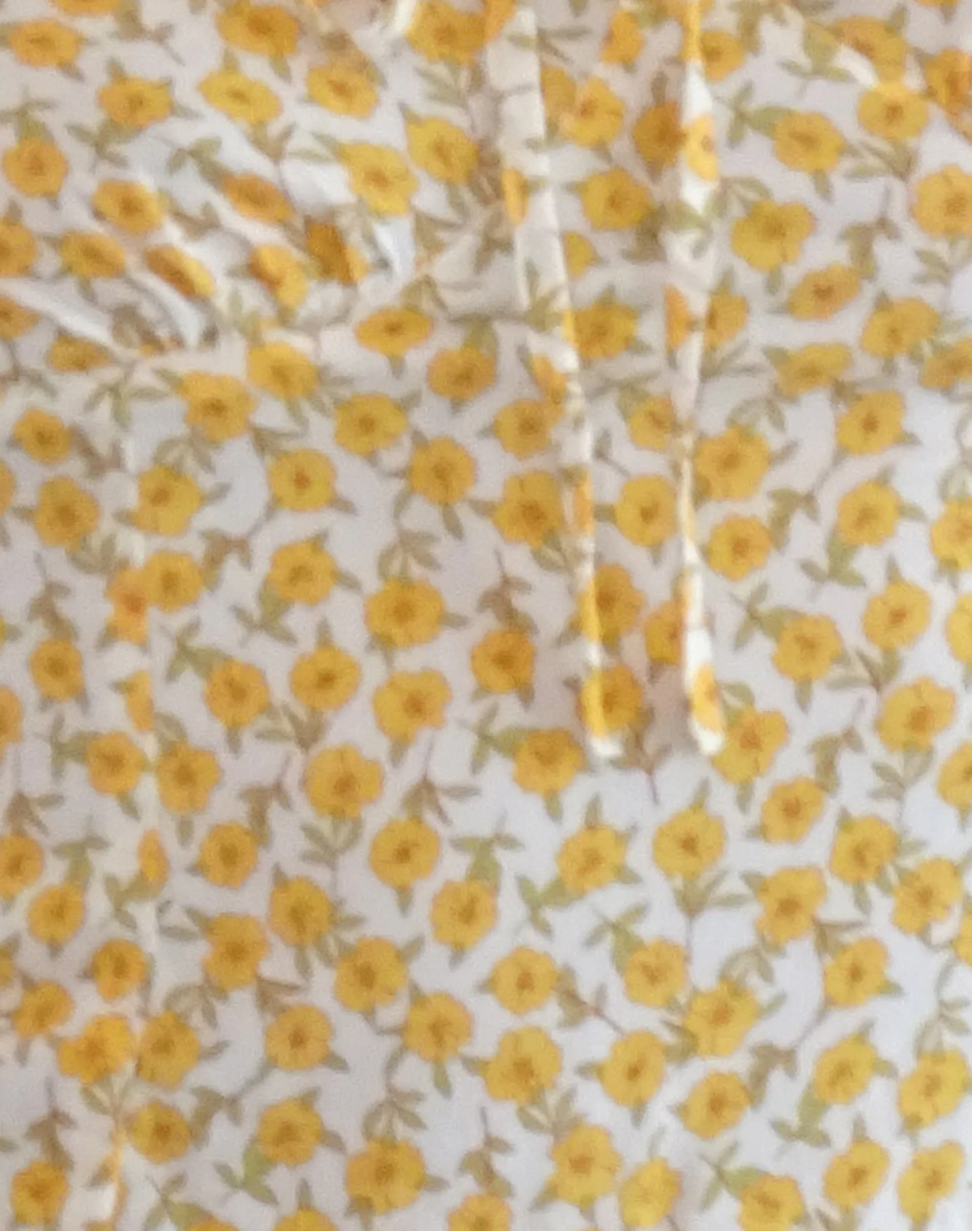 Motel Rocks Printed Tops | Strappy Tops-Angelica Top in Yellow Cosmos Garden