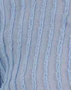 Motel Rocks Cardigans | Shirts And Blouses-Araceli Tie Front Cardigan in Crinkle Blue CrinkleBlue