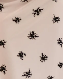 Motel Rocks Printed Skirts | A Line Skirts-Atira Midi Skirt in Cluster Ditsy Floral Flock Nude