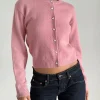 Motel Rocks Cardigans-Aura Cardigan in Dusty Pink DustyPink