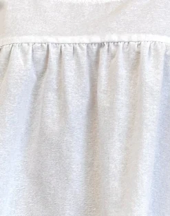 Motel Rocks Shirts And Blouses-Axoni Square Neck Blouse in Linen White LinenWhite