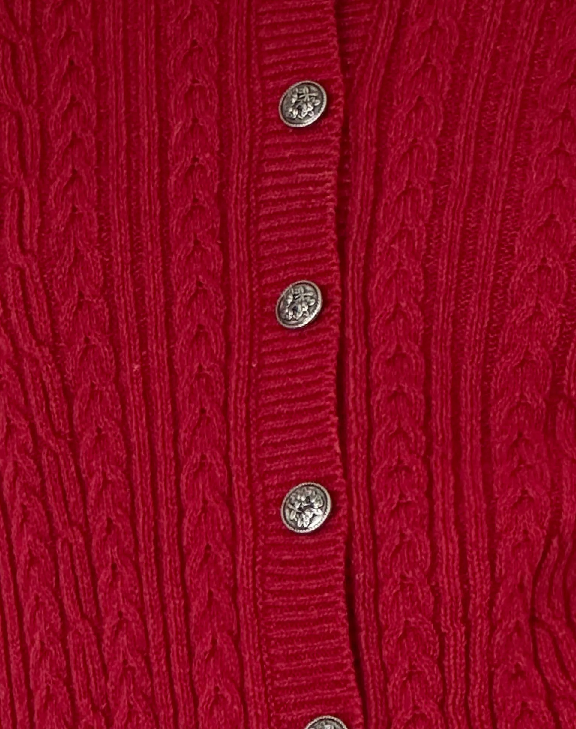Motel Rocks Cardigans-Bavana Cardigan in Deep Red DeepRed