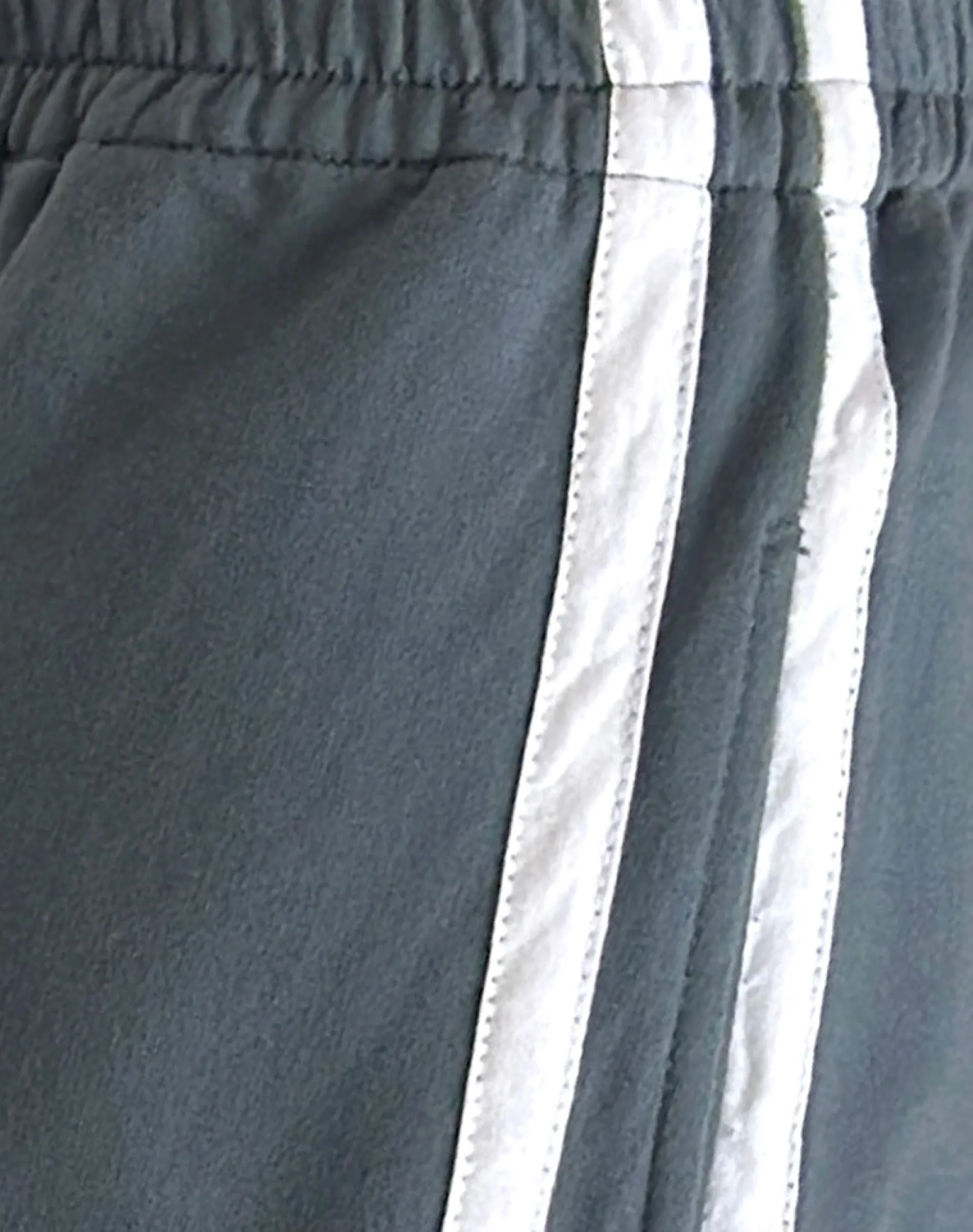 Motel Rocks Loungewear-Bena Short in Blue Mirage with White Stripe