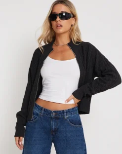 Motel Rocks Basics-Bonlo Long Sleeve Top in White