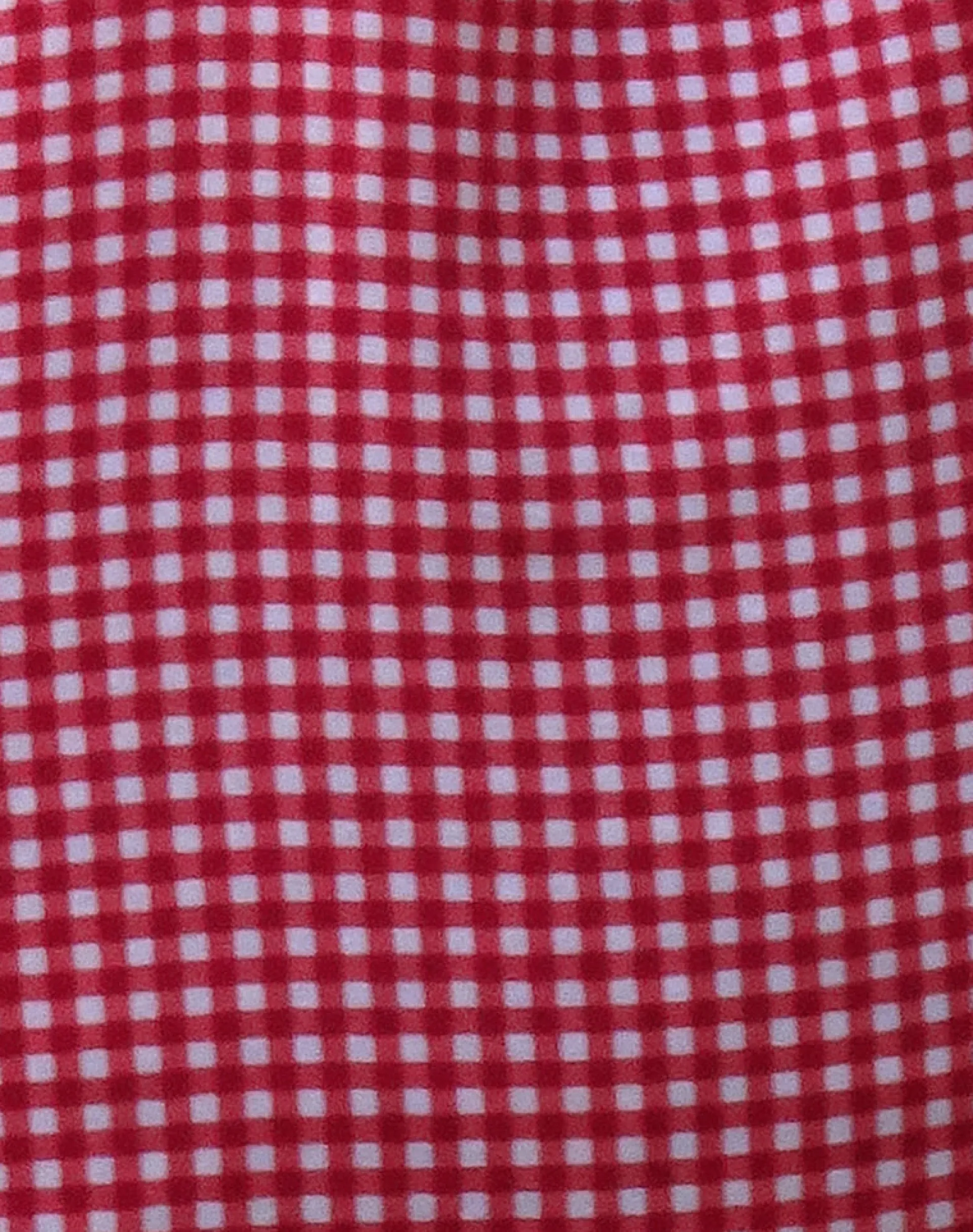 Motel Rocks Swimwear-Brie Frill Tote Bag in Red Gingham