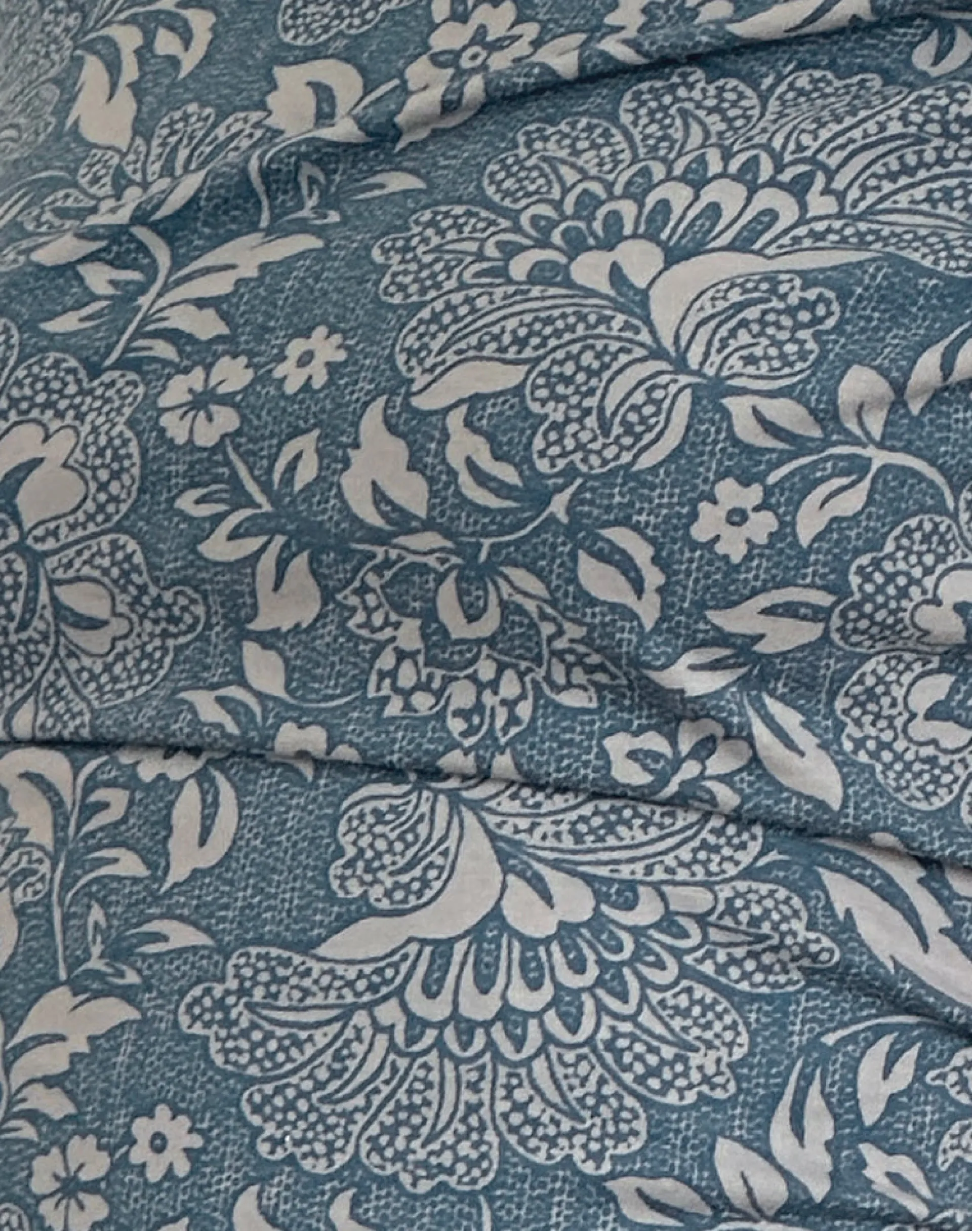 Motel Rocks Printed Tops | Going Out Tops-Calypso Top in Blue Ornate Print Lycra BlueOrnatePrintLycra