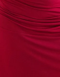 Motel Rocks Bodycon Dresses | Party Dresses-Carey Mini Dress in Lycra Slinky Red