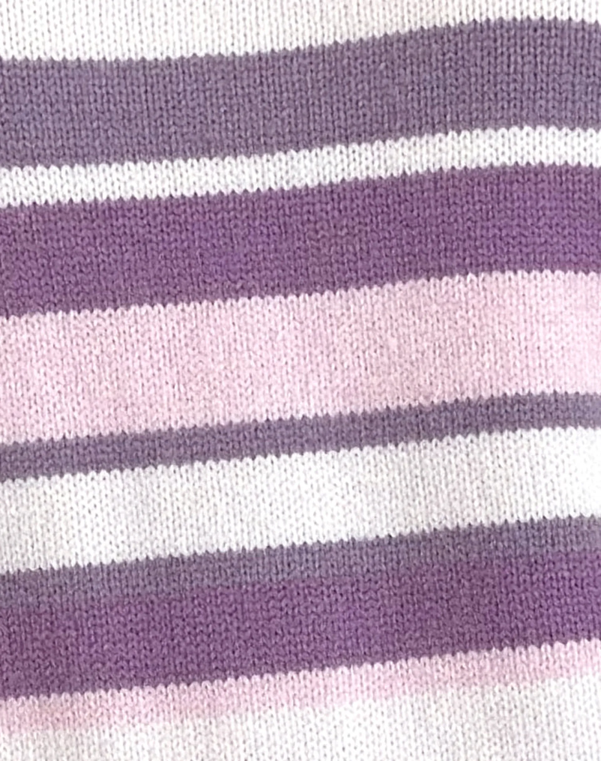Motel Rocks Jumpers-Carmine Jumper in Stripe Soft Pink and Mauve Purple