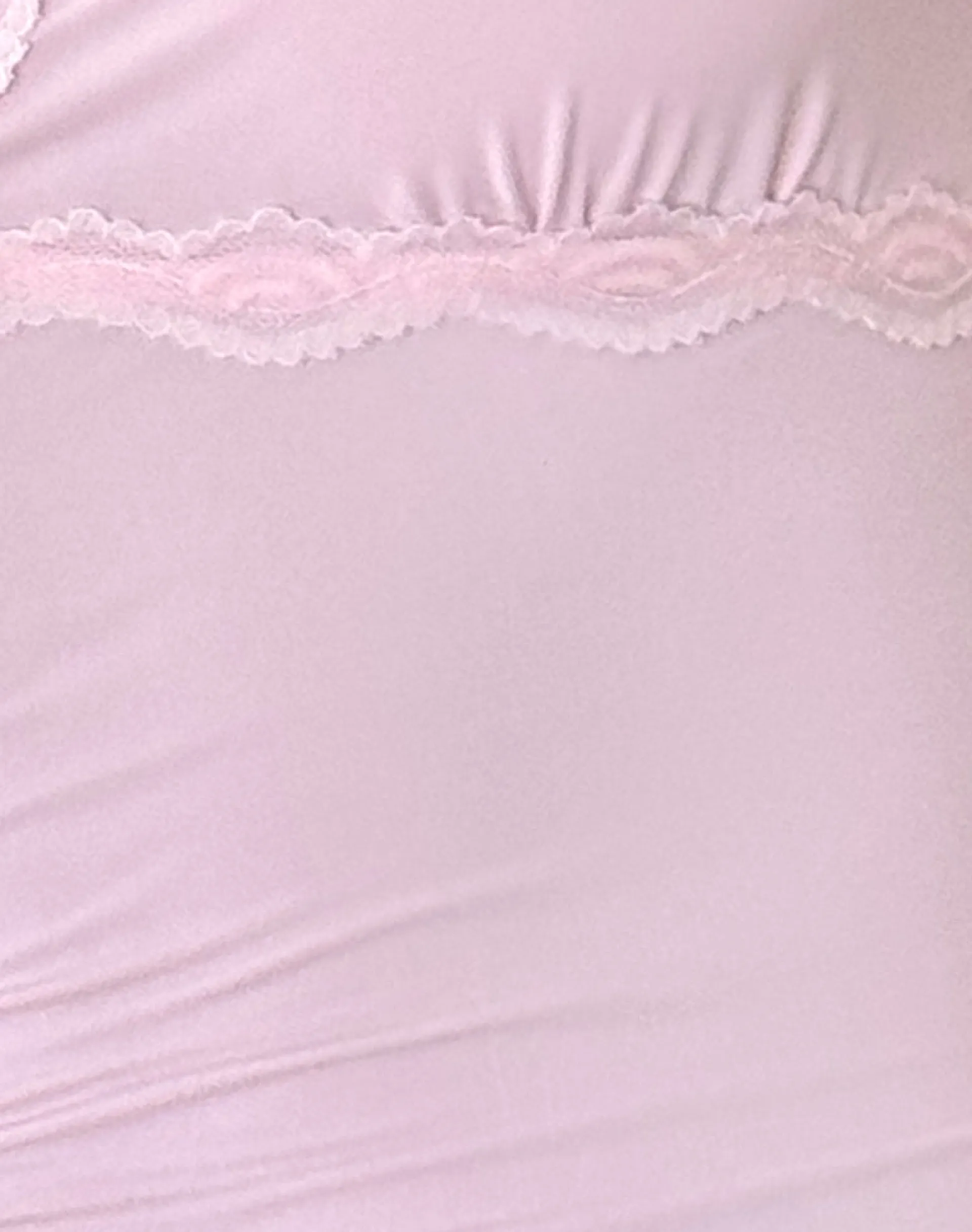 Motel Rocks Basic Tops | Strappy Tops-Carolina One Shoulder Top in Pink