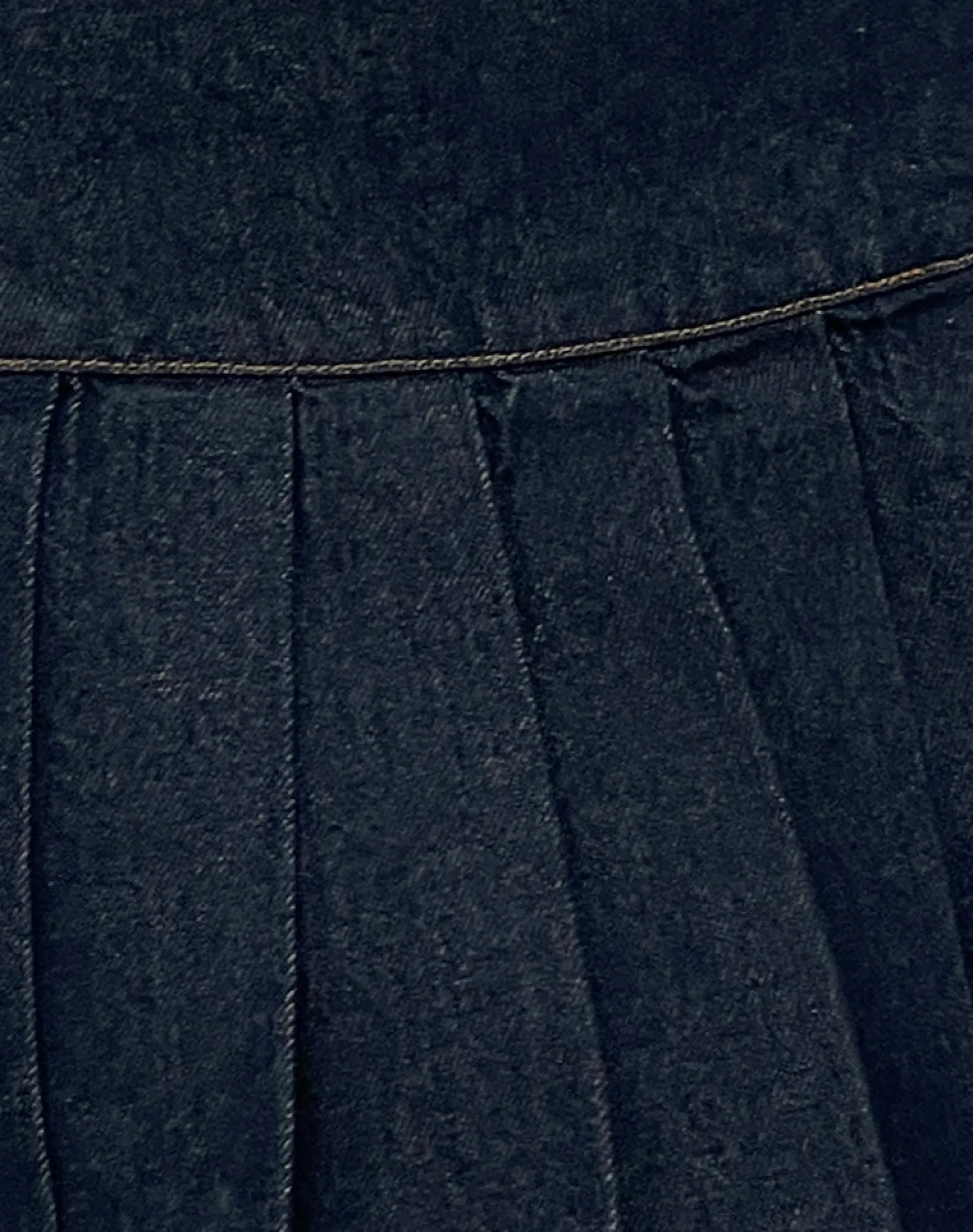 Motel Rocks Pleated Skirts | Denim Skirts-Casini Mini Skirt in Indigo