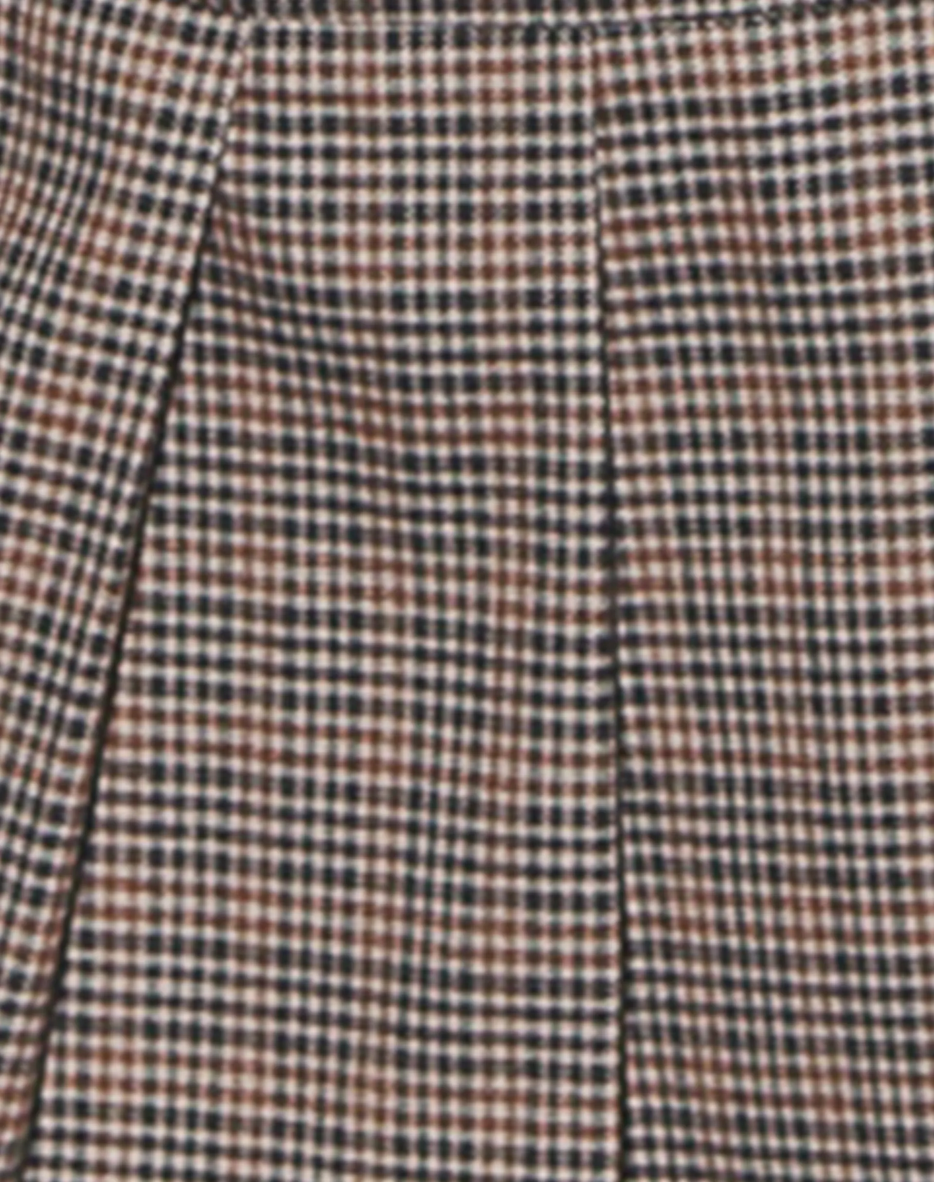 Motel Rocks Printed Skirts | Pleated Skirts-Casini Pleated Micro Skirt in Micro Check Brown MicroCheckBrown