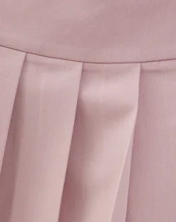 Motel Rocks Pleated Skirts | Mini Skirts-Casini Pleated Micro Skirt in pink