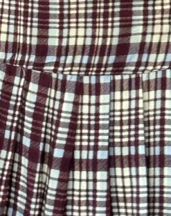 Motel Rocks Tailoring | Pleated Skirts-Casini Pleated Mini Skirt in Multi Check Brown multicheckbrown