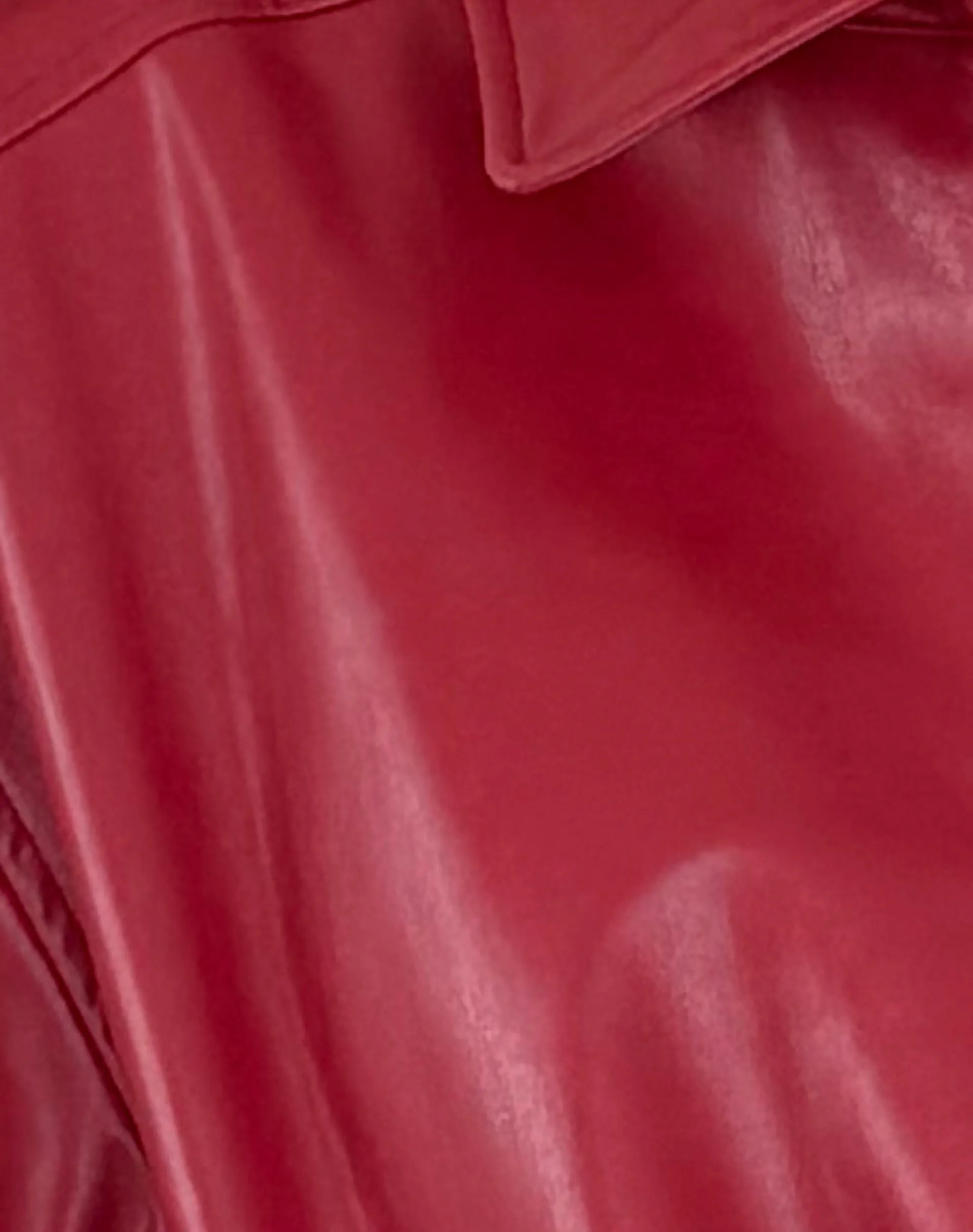 Motel Rocks Pu Jackets | Jackets-Cavita PU Jacket in Blood Red BloodRed