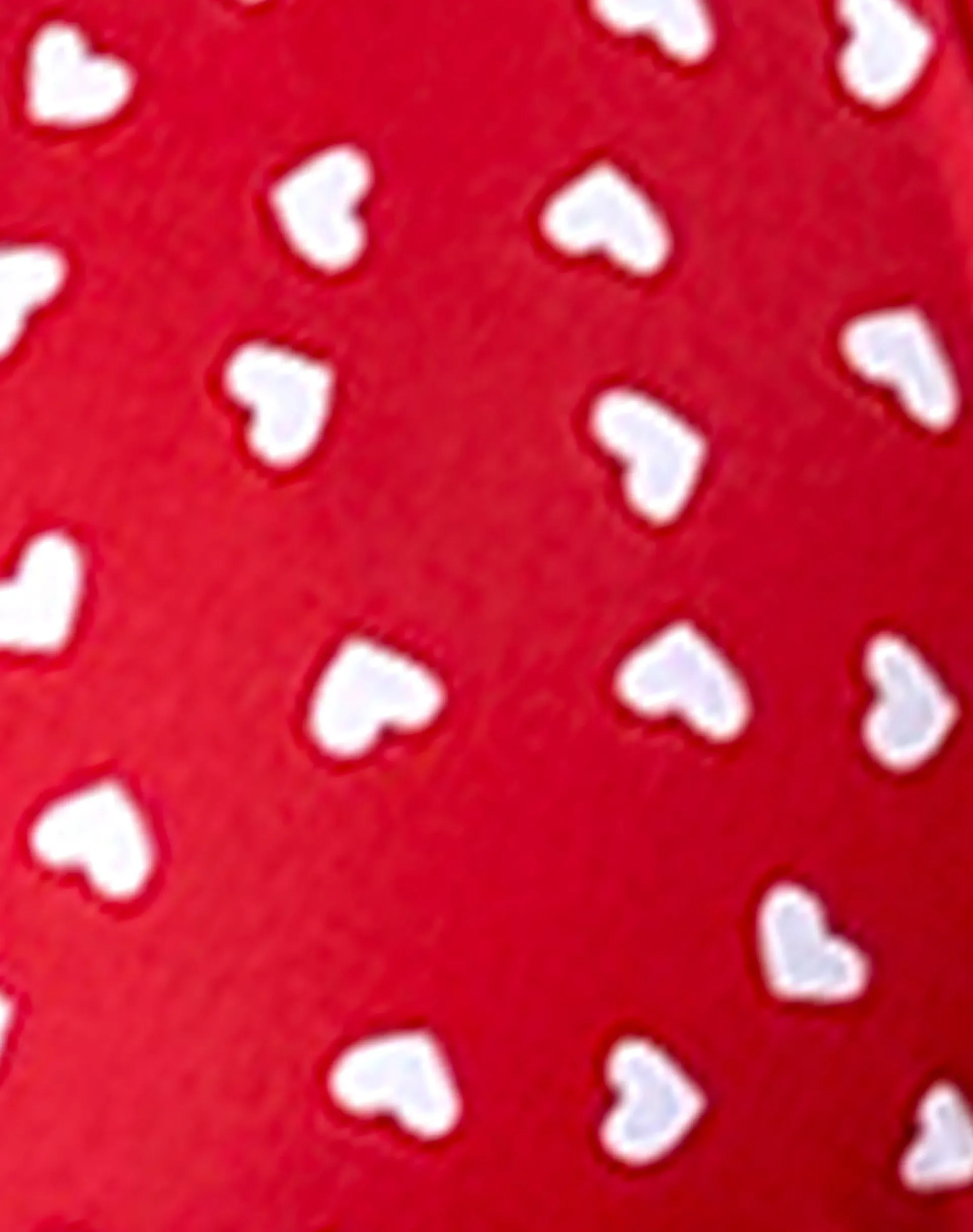 Motel Rocks Swimwear-Cerry Bikini Top in Red White Heart Redwhiteheart