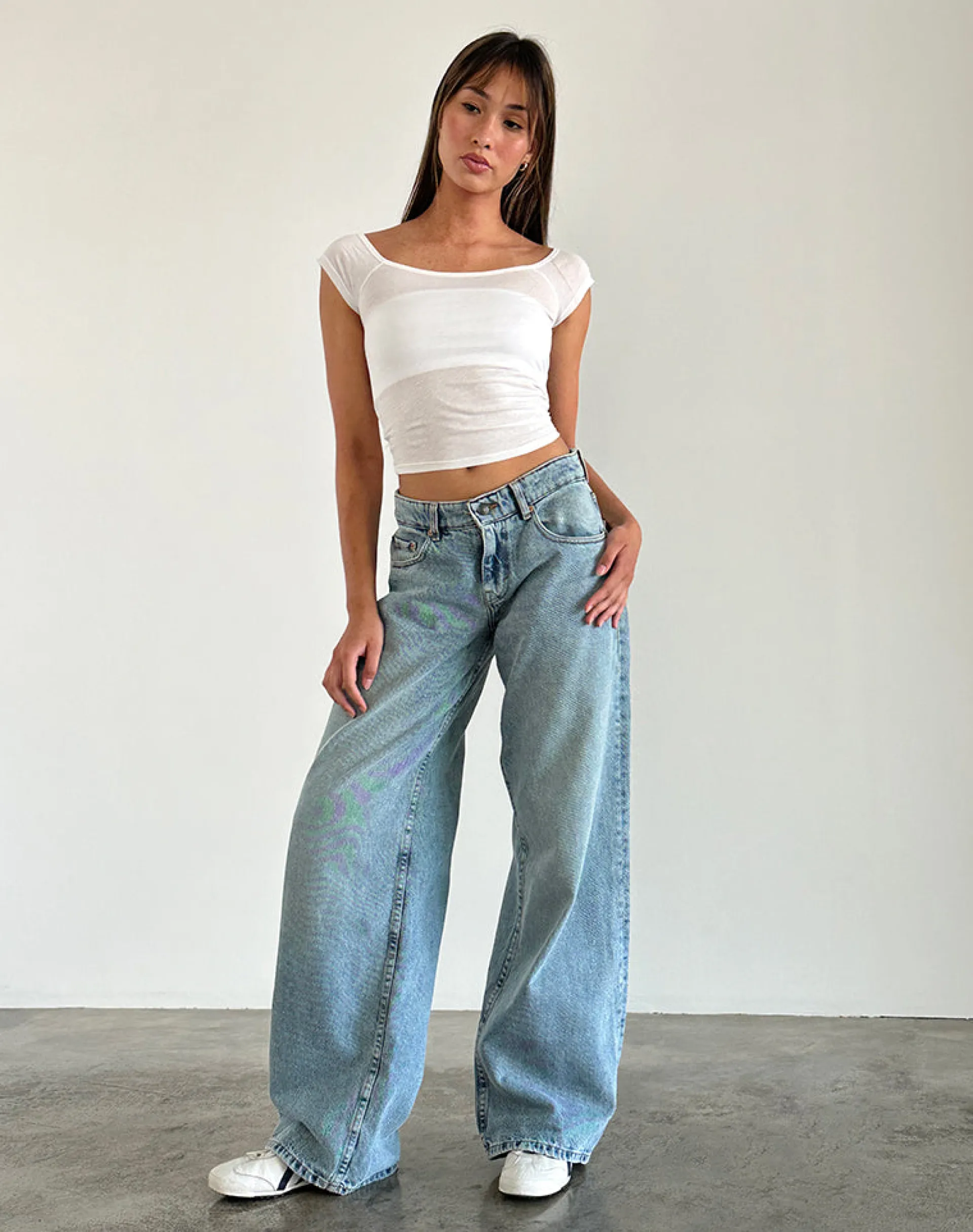 Motel Rocks Basic Tops | Going Out Tops-Charya Off The Shoulder Top in Off White OffWhite