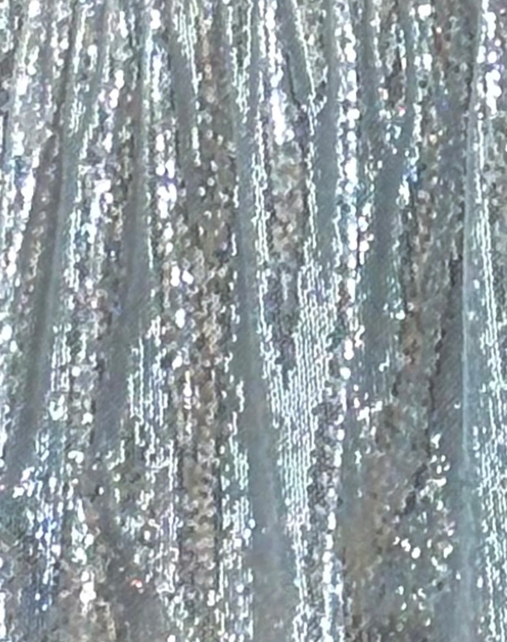 Motel Rocks Mini Skirts-Chima Mini Skirt in Sequin Silver Chrome
