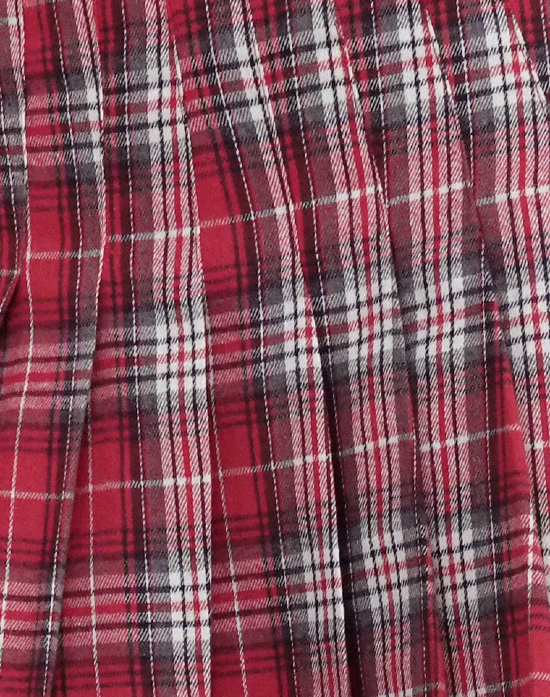 Motel Rocks Tailoring | Printed Skirts-Cida Small Pleat Mini Skirt in Red Check RedCheck