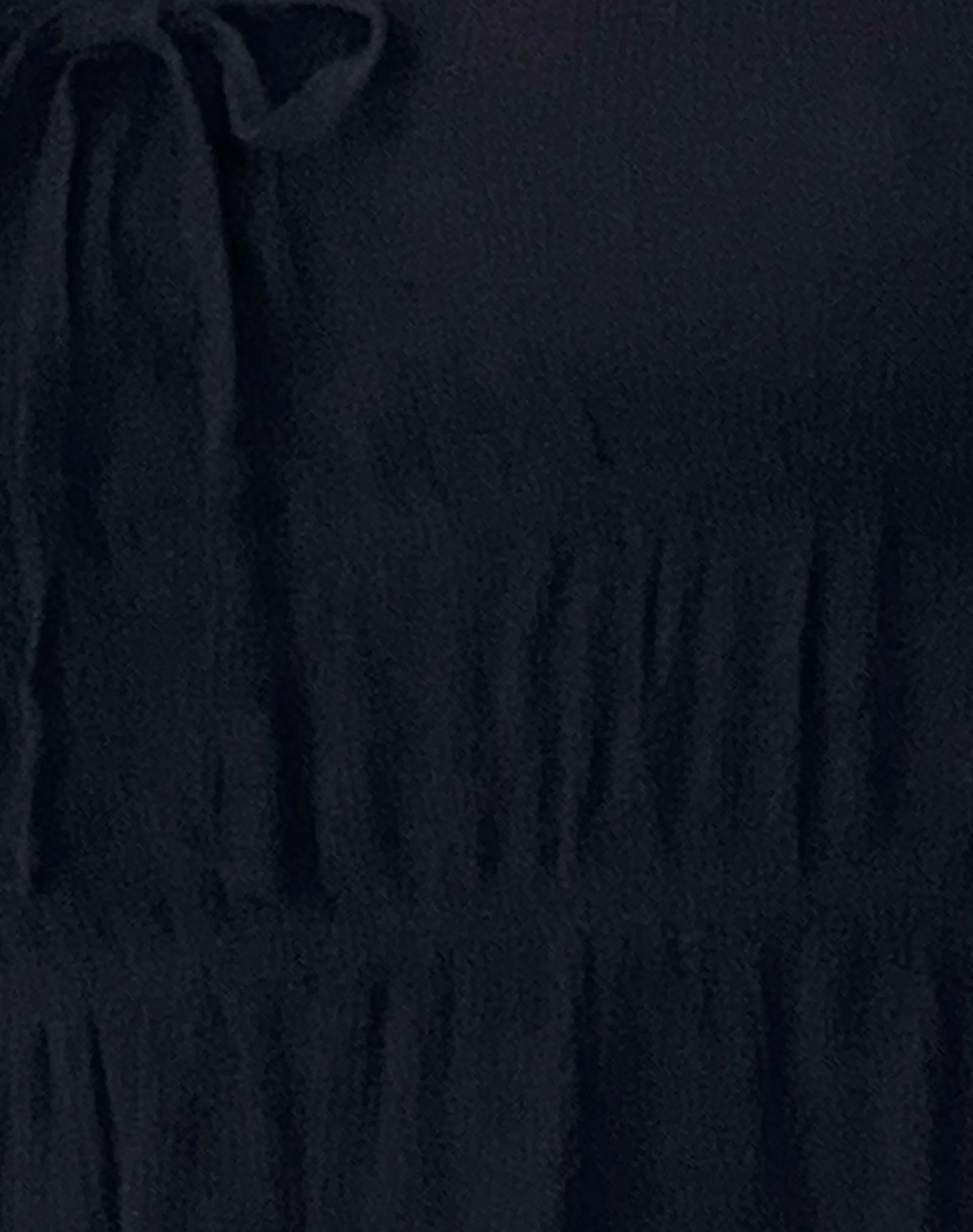 Motel Rocks Bandeau Tops-Cove Bandeau Top in Crinkle Black