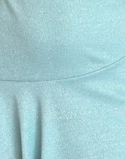 Motel Rocks Bodycon Dresses | Mini Dresses-Cynthia Mini Dress in Shimmer Rib Light Blue ShimmerRibLightBlue