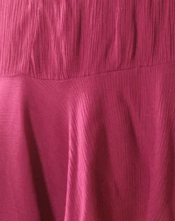 Motel Rocks Mini Skirts-Daco Waterfall Mini Skirt in Rose Crinkle