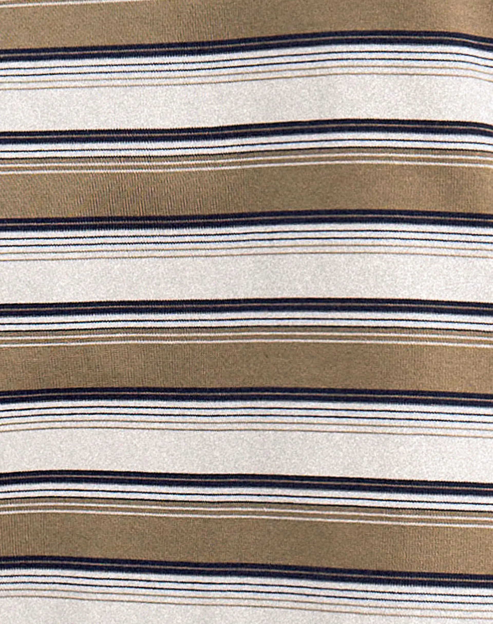 Motel Rocks Basics | Basic Tops-Dafika Long Sleeve Jersey Top in Brown and White Stripe
