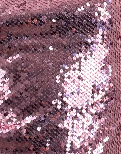 Motel Rocks Vest Tops | Sequin Tops-Damske Vest Top in Pink Sequin PinkSequin