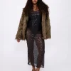 Motel Rocks Little Black Dresses | Party Dresses-Darsih Maxi Dress in Sequin Mesh Black SequinMeshBlack