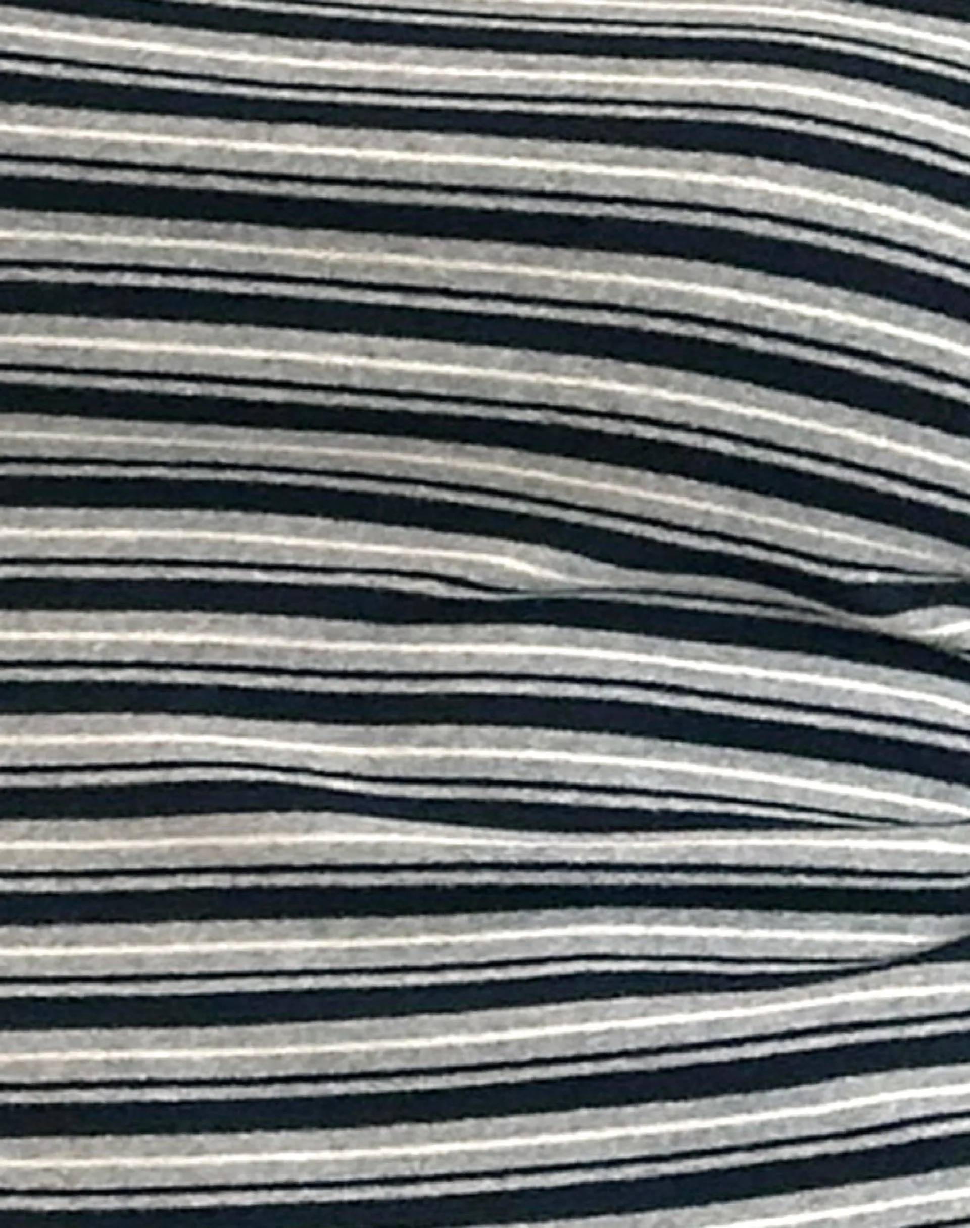 Motel Rocks Printed Tops | Tees-Dartis Top in Navy and Grey Jersey Stripe