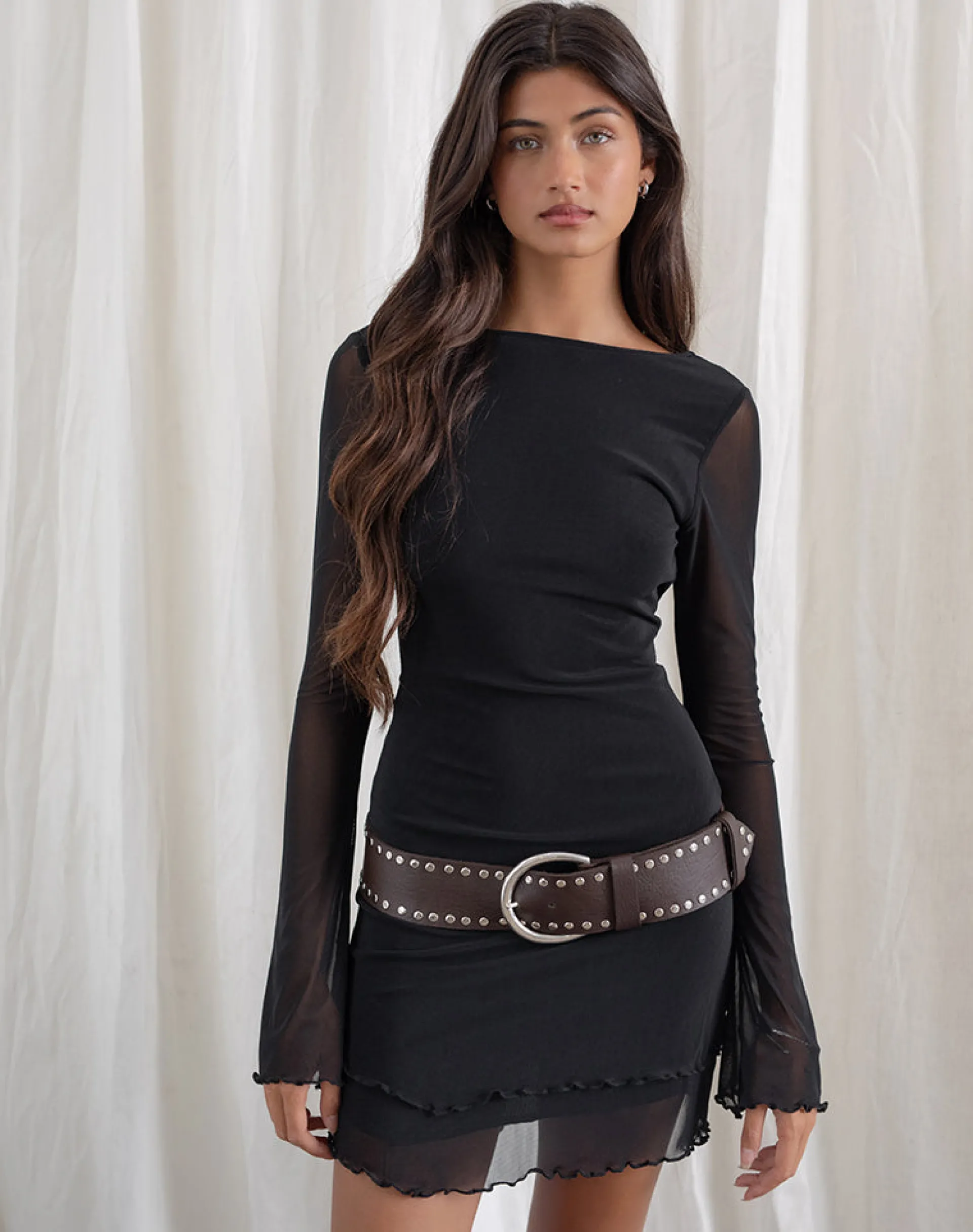 Motel Rocks Bandeau Dresses | Day Dresses-Dazn Backless Mini Dress in Black