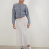 Motel Rocks A Line Skirts | Maxi Skirts-Derika V Waist Maxi Skirt in Cream