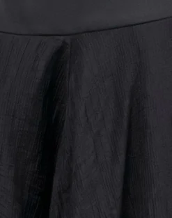 Motel Rocks A Line Skirts | Midi Skirts-Diera Satin Chiffon Midi Skirt in Black