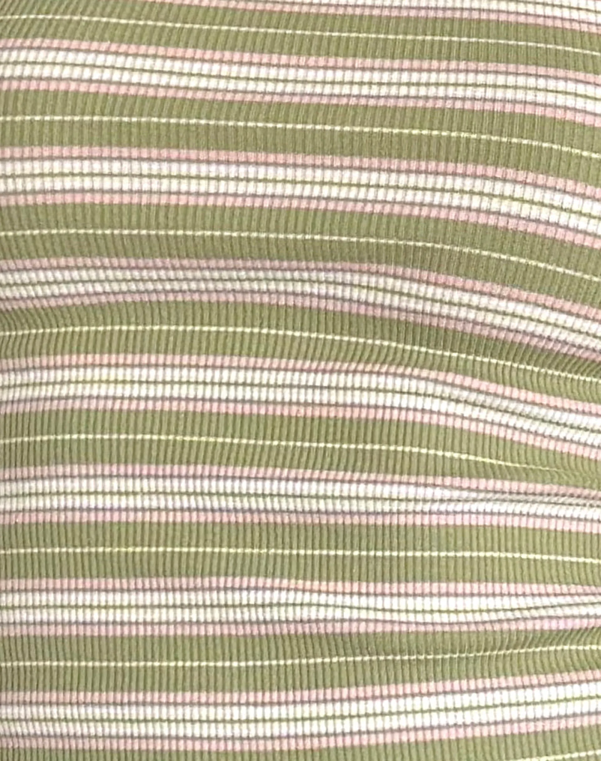 Motel Rocks Basic Tops | Strappy Tops-Dudley Vest Top in Green, Pink and White Stripe GreenPinkandWhiteStripe