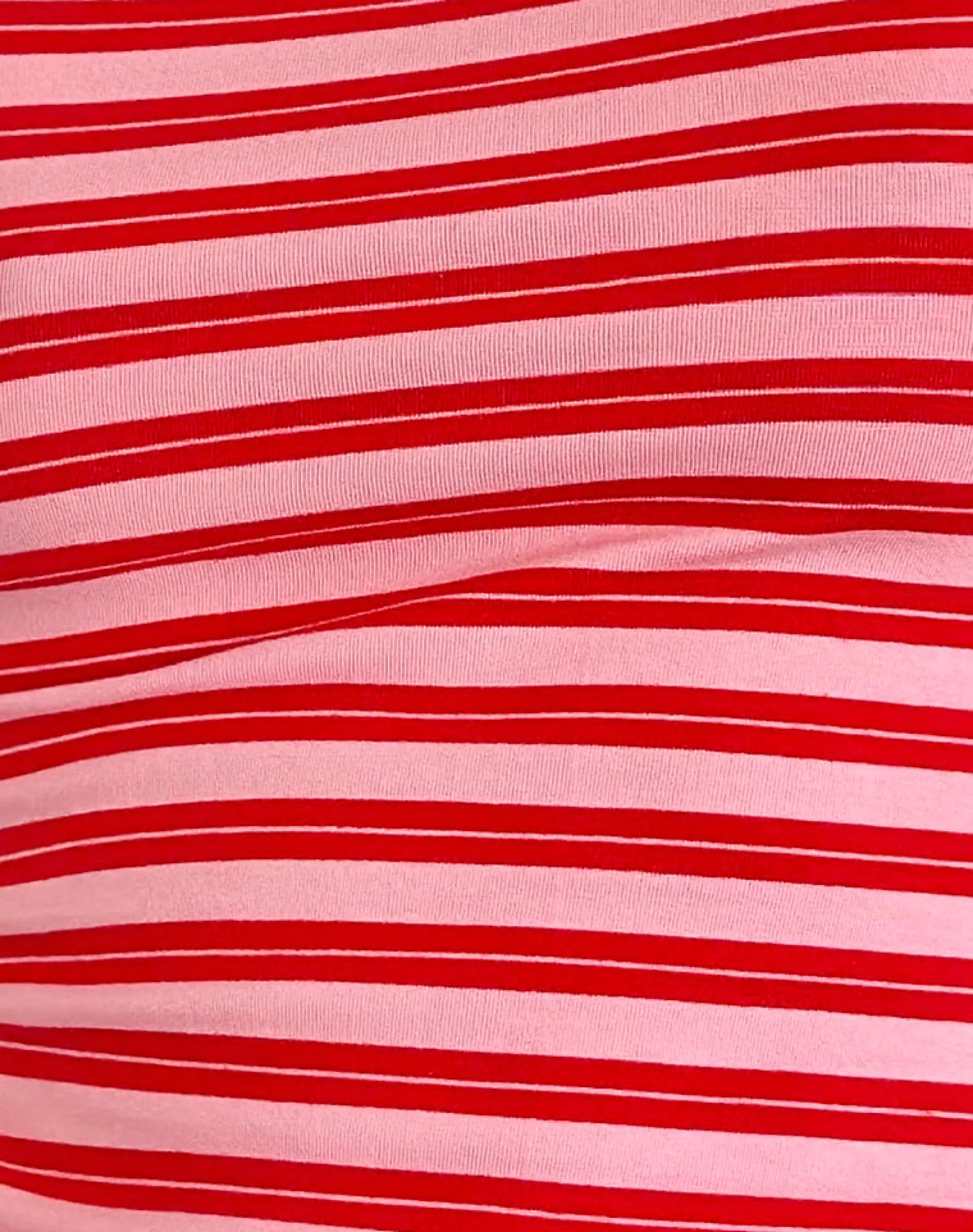 Motel Rocks Basic Tops | Vest Tops-Dudley Vest Top in Pink and Red Stripe PinkandRedStripe