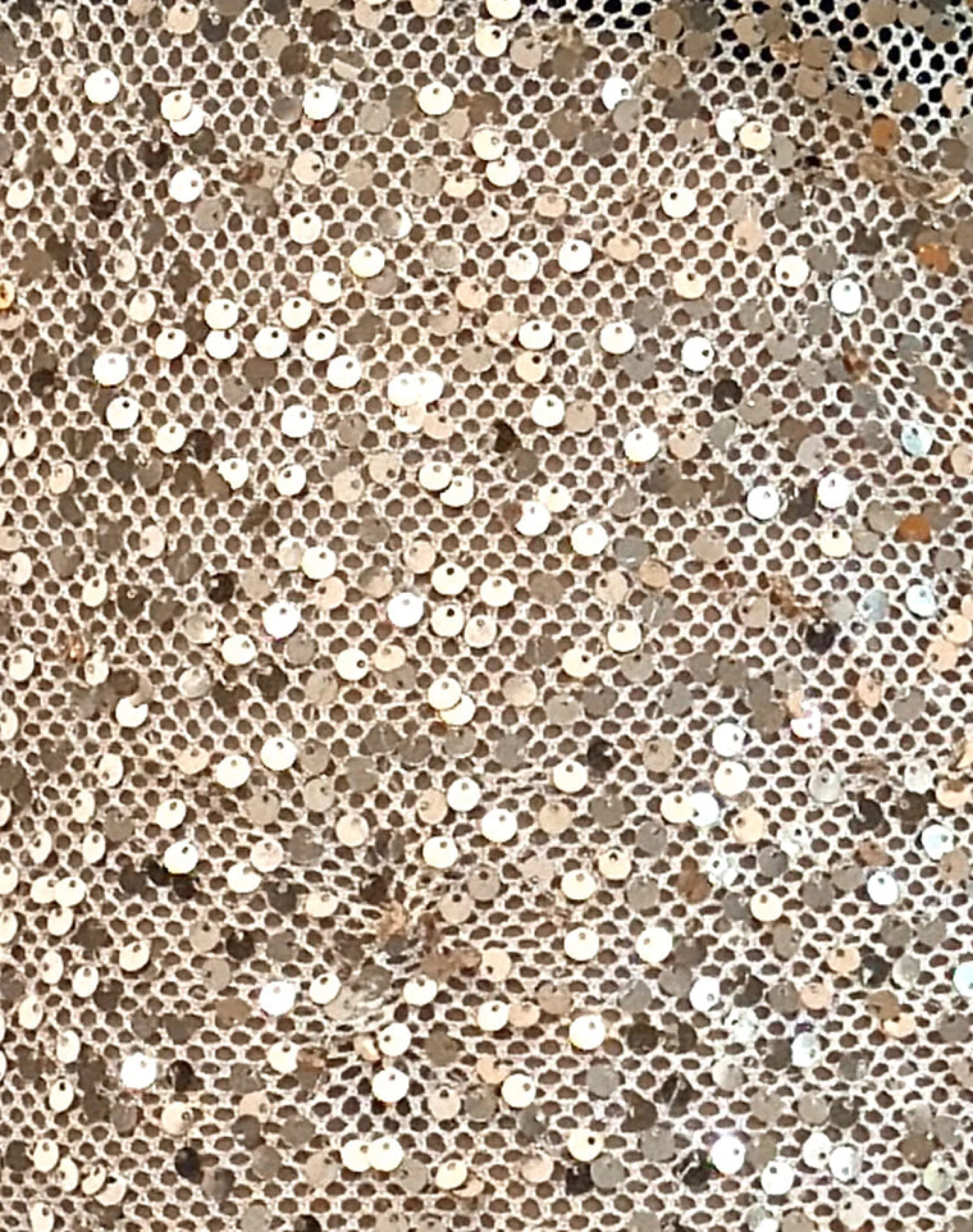 Motel Rocks Vest Tops | Going Out Tops-Dudley Vest Top in Sequin Mesh Gold SequinMeshGold