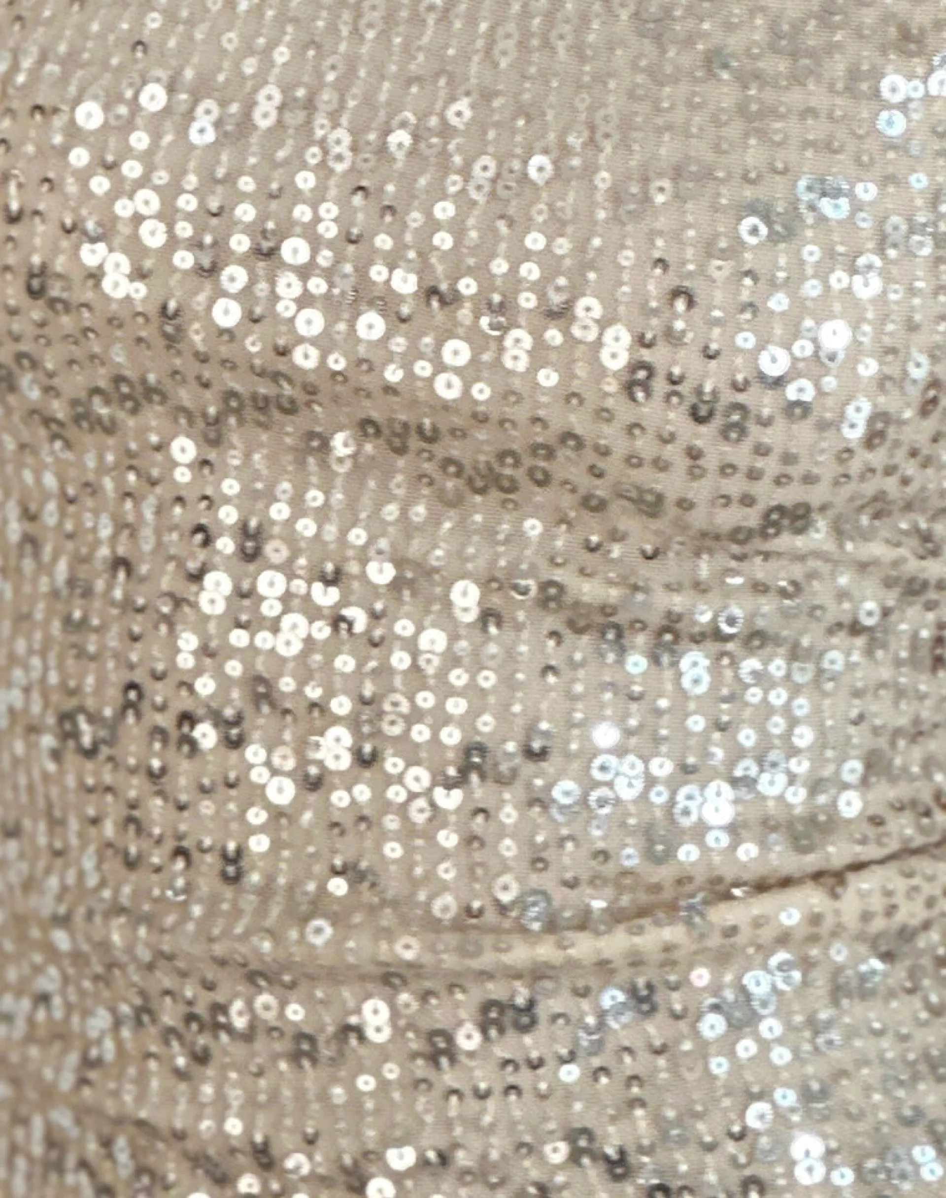 Motel Rocks Sequin Tops | Going Out Tops-Erika Backless Top in Neutral Sequin NeutralSequin