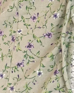Motel Rocks Co-Ords-Esau Tie Front Top in Parma Violet ParmaViolet