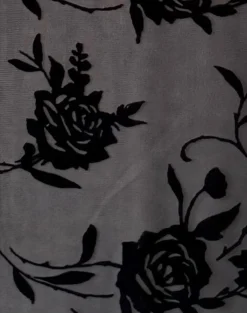 Motel Rocks Printed Dresses | Bodycon Dresses-Estoria Midi Dress Black Rose Flock